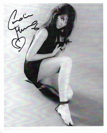 Caroline Munro "BOND 007 " Star Genuine Signed 8" by 10" COA 22719