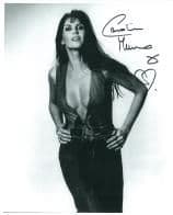 Caroline Munro genuine signed autograph 10 by 8 star of Dracula, COA 6438