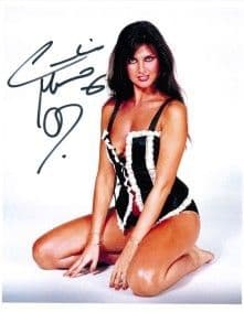 Caroline Munro Genuine signed autograph 10x8 COA 3020