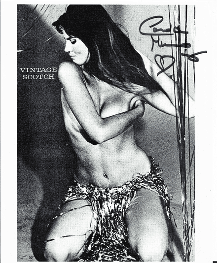 Caroline Munro "Hammer, Bond & Model" Genuine signed autograph 10 by 8 COA 23037