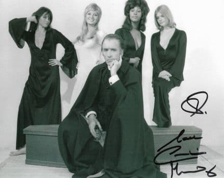 Caroline Munro HAMMER HORROR Genuine signed autograph 10 by 8 COA 11728