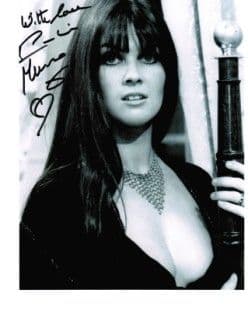 Caroline Munro HAMMER HORROR Genuine Signed Autograph 10 x 8 COA 2444