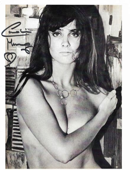 Caroline Munro MODEL-ACTRESS Genuine signed autograph 10 by 8 COA 11731