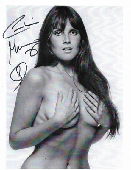 Caroline Munro MODEL-ACTRESS Genuine signed autograph 10 by 8 COA 11732