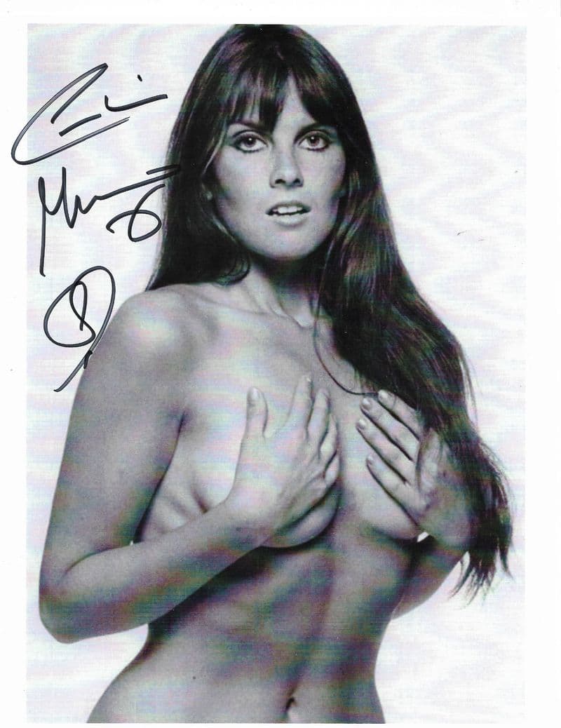 Caroline Munro MODEL-ACTRESS Genuine signed autograph 10 by 8 COA 11732