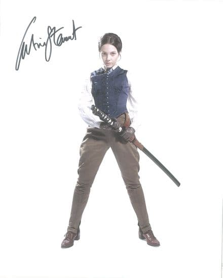 Catrin Stewart "Jenny Flint" from DOCTOR WHO "hand Signed 10 x 8 COA (10003)