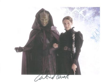 Catrin Stewart "Jenny Flint" from DOCTOR WHO "hand Signed 10 x 8 COA (10005)