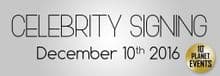 Celebrity Signing - East London - 10th December 2016