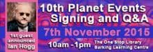 Celebrity Signing Event -- Barking 7th November 2015