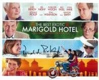 Celia Imrie & Ronald Pickup The Best Exotic Marigold Hotel, Genuine Signed Autograph, 3582