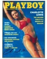 Charlotte Lewis 'PLAYBOY', "Embrace of the Vampire" Genuine Signed Autograph 10x 8 COA 5409