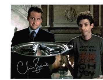 Chris Barrie Tomb Raider genuine signed autograph 10x8 COA 2411
