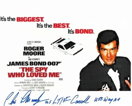 Chris Muncke (BOND 007 TSWLM) - Genuine Signed Autograph 10x8 COA 12282