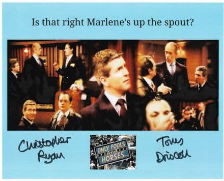 CHRISTOPHER RYAN "Only Fools & Horses" Signed Autograph 10" x 8" COA 11992