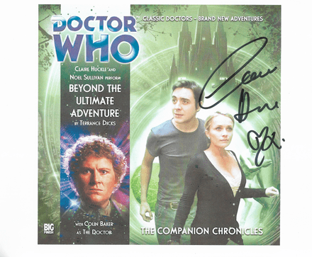 Claire Huckle- 6th Doctors & Stage Dr. Companion BIG FINISH CD's 10X8 COA 23143
