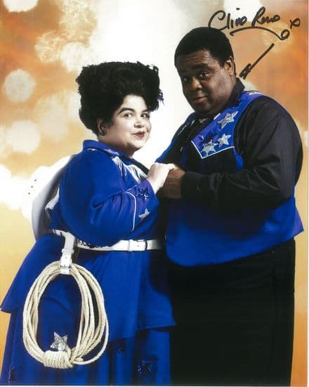 Clive Rowe "Morvin Van Hoff" DOCTOR WHO genuine signed autograph COA 10 by 8