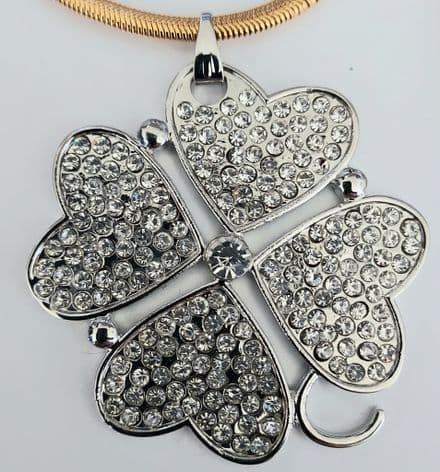 CLOVER NECKLACE Sex And The City 2 INSPIRED Pendant 2779