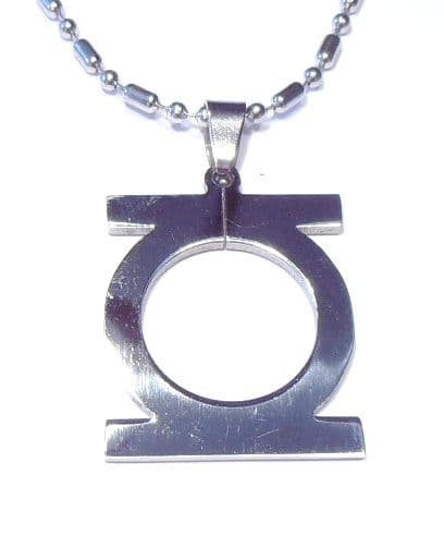 DC Hal Jordan Green Lantern Steel Chain Necklace LXXL 2698