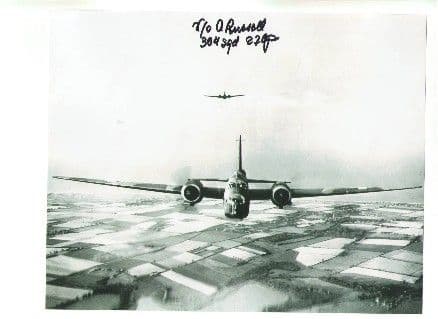 Dennis Slack & Andre Russell WW2 veteran Genuine Signed Autograph 10 x 8 COA 1579