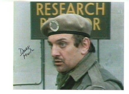 Derek Martin DOCTOR WHO Genuine Signed Autograph 10x8 COA 665