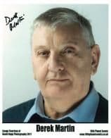 Derek Martin (Eastender) genuine signed autograph 10x8 COA #1