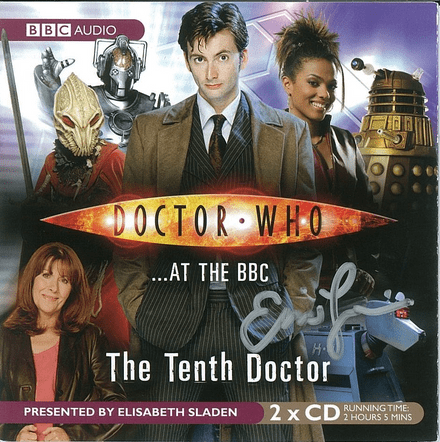 Doctor Who "at the BBC The Tenth Doctor" (CD COVER ONLY) signed by Eric Loren 2432