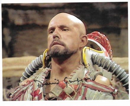 DOCTOR WHO DAVID GARFIELD (The Face of Evil) signed Autograph 10x8 COA 22626