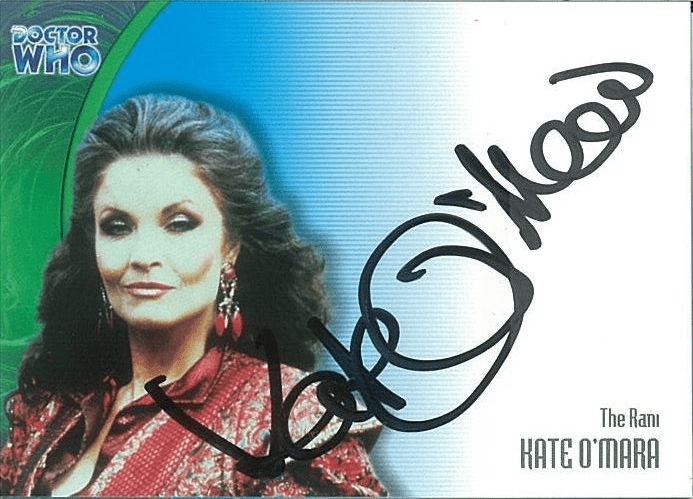 Doctor Who KATE O MARA as The Rani AUTOGRAPH CARD AU15 Strictly Ink - 10650