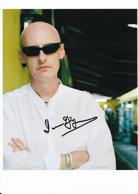 Dominic Glynn DOCTOR WHO music for Trial of a Timelord Signed ,size 11 .5" by 8.5" COA 11351