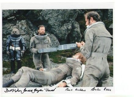 Donald Douglas & Brian Ellis Rare Signed 10 x 8 Photograph