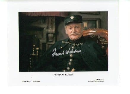 Frank Windsor DOCTOR WHO genuine signed autograph 10x8 COA 1198
