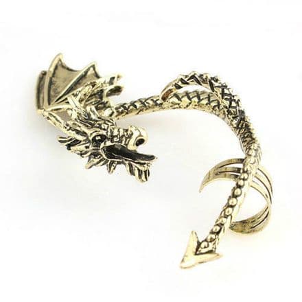 Game of Thrones Dragon Ear Cuff , brass colour 8183