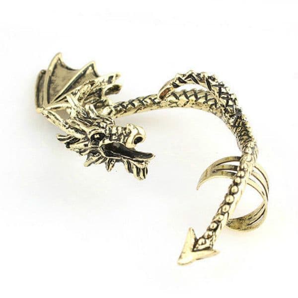 Game of Thrones Dragon Ear Cuff , brass colour 8183