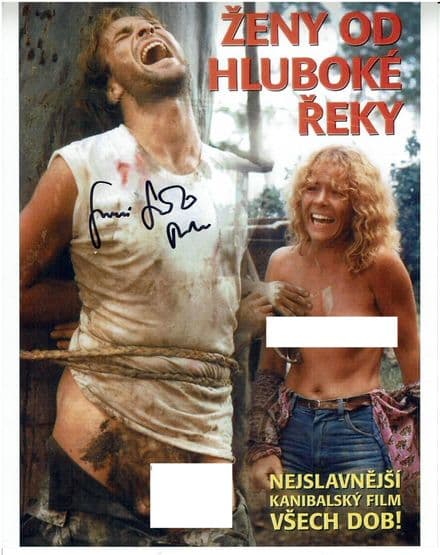 Giovanni Lombardo Radice "CANNIBAL FEROX"- HORROR Genuine Signed Autograph 10x8 COA 7894