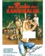 Giovanni Lombardo Radice "CANNIBAL FEROX"- HORROR Genuine Signed Autograph 10x8 COA 7906