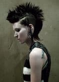 GIRL WITH THE DRAGON TATTOO earrings, prop replica