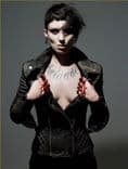 GIRL WITH THE DRAGON TATTOO earrings, prop replica