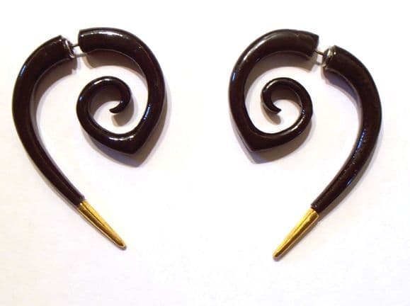 GIRL WITH THE DRAGON TATTOO earrings, prop replica