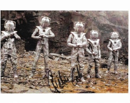 GRAHAM COLE Cyberman (Doctor Who ) 10x8 Genuine Signed Autograph COA 12103
