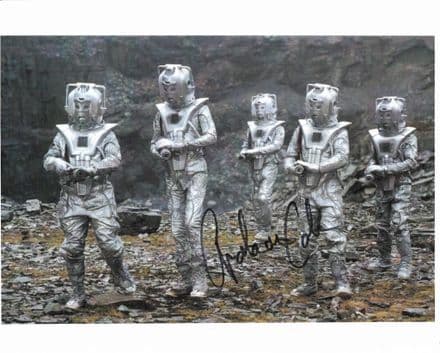 GRAHAM COLE Cyberman (Doctor Who ) 10x8 Genuine Signed Autograph COA 12104