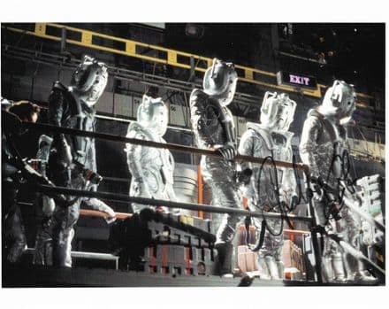 GRAHAM COLE Cyberman (Doctor Who ) 10x8 Genuine Signed Autograph COA 12106