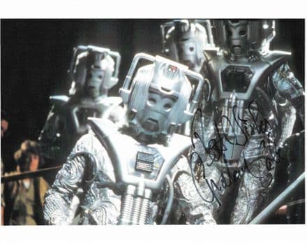 Graham Cole DOCTOR WHO Cyberman10x8 Genuine Signed Autograph COA 12062