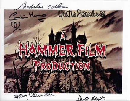 HAMMER signed by 5 - COLLINSON TWINS, MUNRO, BESWICK & MARTIN 8"x10" 11775