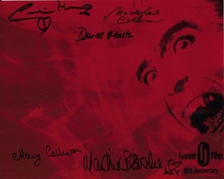 HAMMER signed by 5 - COLLINSON TWINS, MUNRO, BESWICK & MARTIN 8"x10" COA 22306