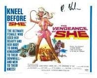 Harry Fielder HAMMER HORROR "THE VENGEANCE OF SHE" Genuine Signed Autograph 10 x 8 COA 3573