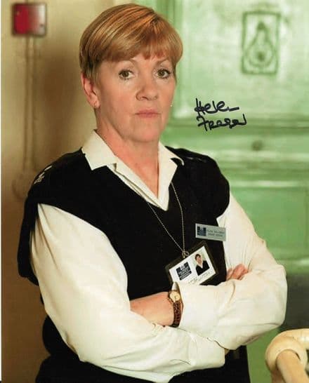 Helen Fraser "Bad Girls" genuine signed autograph 10" by 8" COA 22388