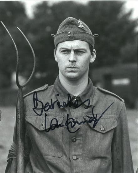 Ian Lavender DADS ARMY - Genuine Signed Autograph 10" X 8" COA 9006