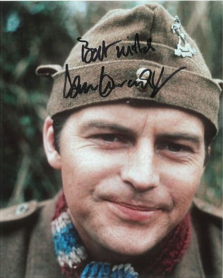 Ian Lavender DADS ARMY - Genuine Signed Autograph 10" X 8" COA 9008