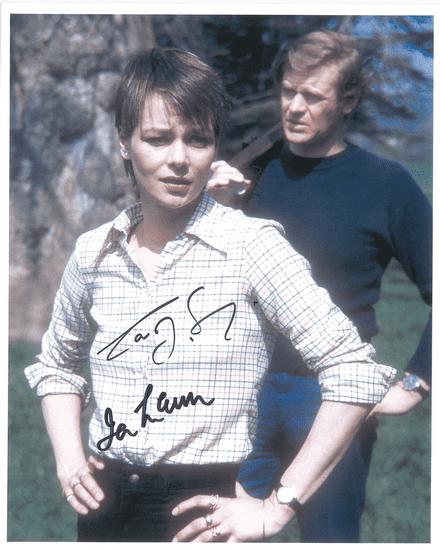 Ian McCulloch & Carolyn Seymour, "Survivors", Doctor Who, Zombie GSA 10x8 COA 10220