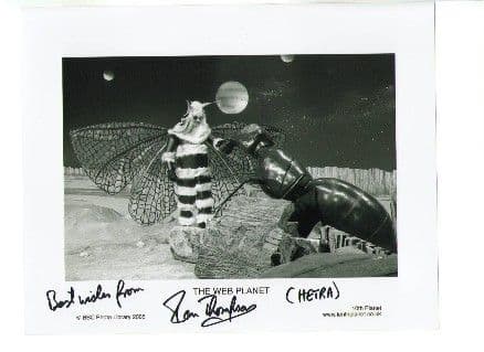 Ian Thompson DOCTOR WHO Genuine Signed Autograph 10x8 COA 1073